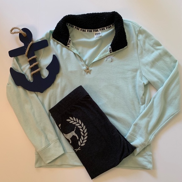 PINK Victoria's Secret Tops - PINK jacket and Legging set